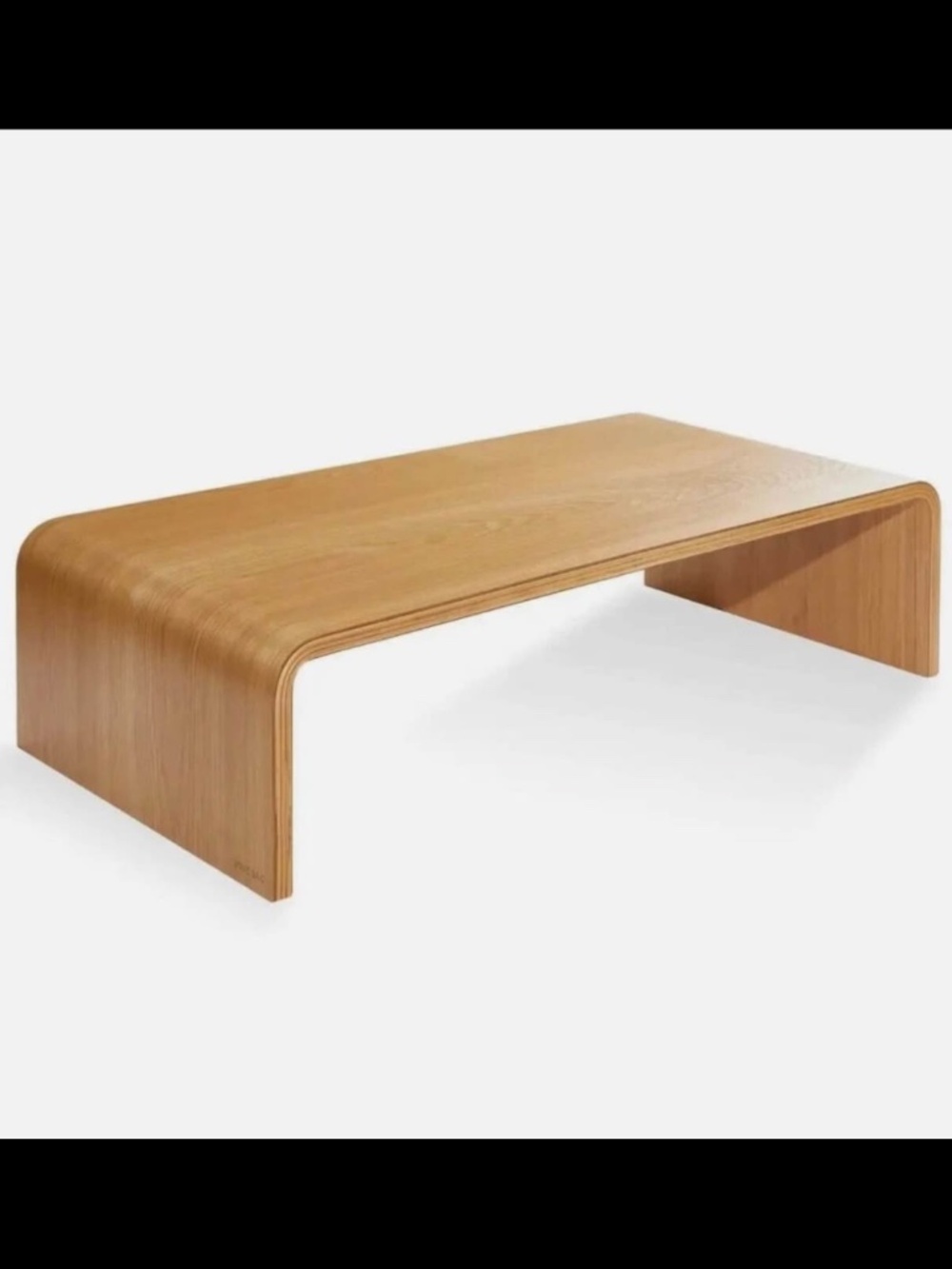 Lovesac Sactionals Table Ottoman Tray Hickory No Handles
